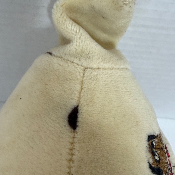 Vintage Pound Puppies 1984 White Brown Spotted Dog Plush 18" - Irwin Toy - Picture 6 of 14